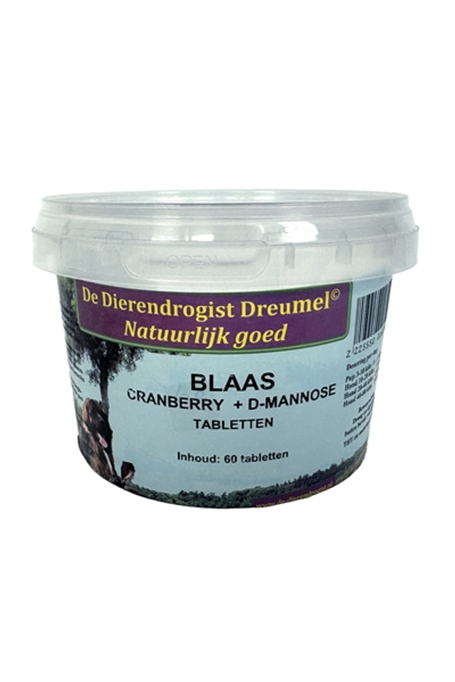 Dierendrogist Blaas / Cranberry / D-Mannose Tabletten