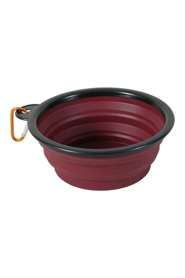 Zolux Bvk Voerbak Opvouwbaar Siliconen Rood