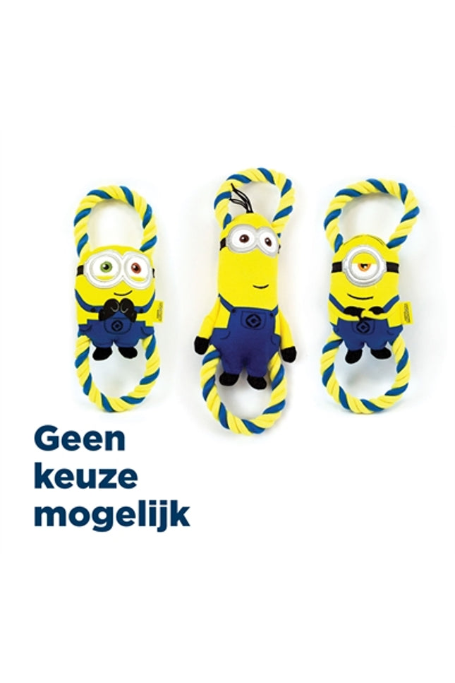 Minions Pluche Bob / Stuart / Kevin Aan Flostouw