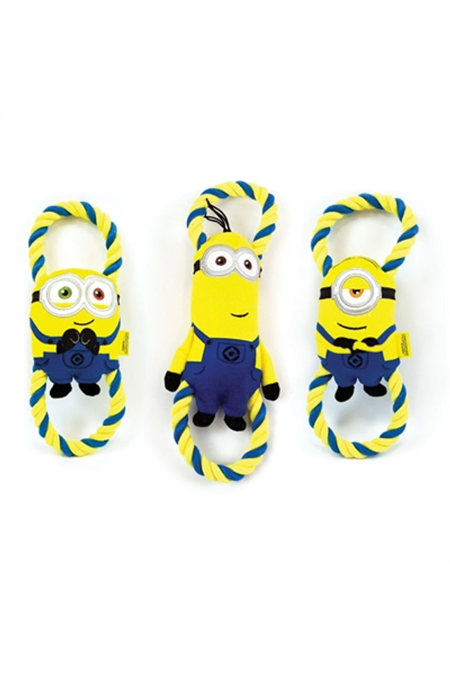 Minions Pluche Bob / Stuart / Kevin Aan Flostouw