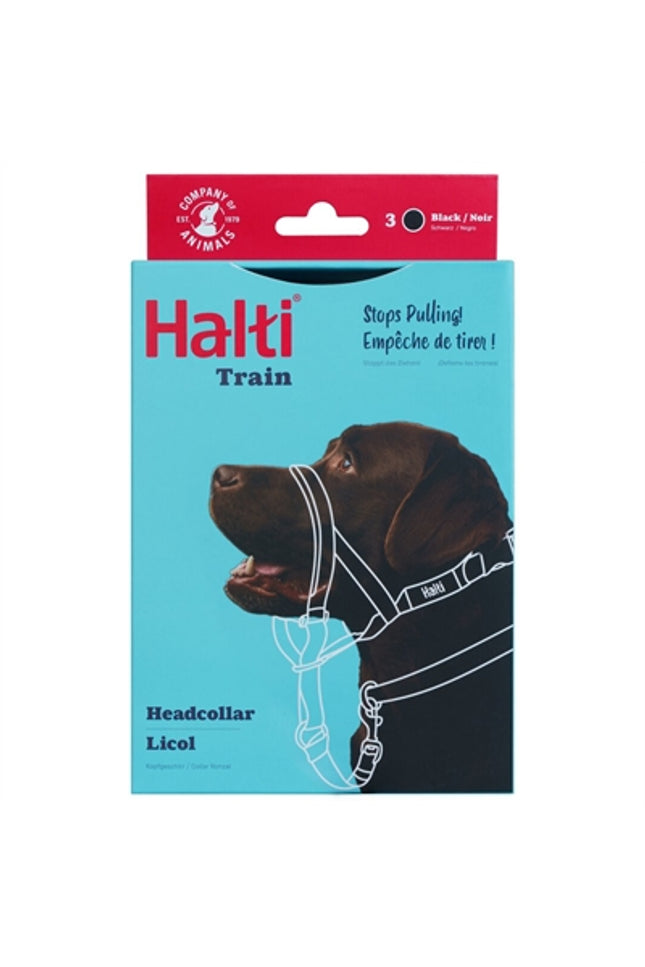 The Company Of Animals Company Of Animals Halti Headcollar Zwart