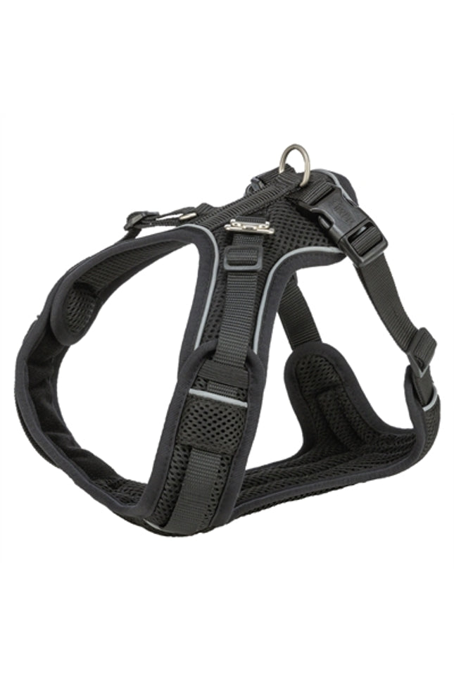 Trixie Hondentuig Premium Flexmesh Brede Borst Zwart