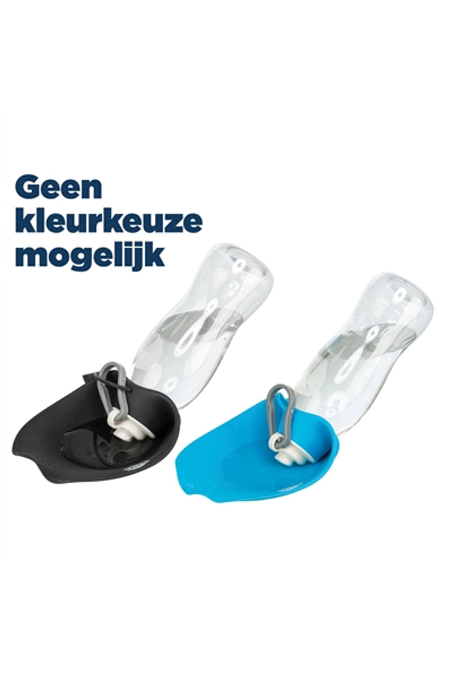 Trixie Drinkfles Met Bakje Siliconen Assorti