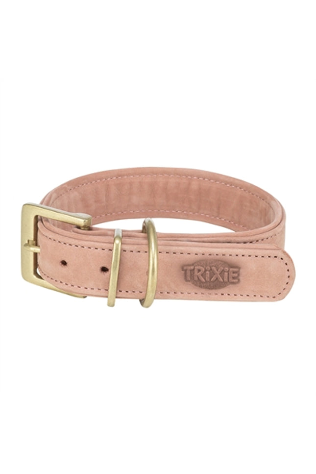 Trixie Halsband Hond Pure Leer Roze