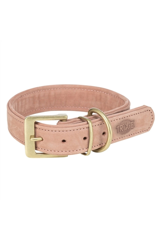 Trixie Halsband Hond Pure Leer Roze