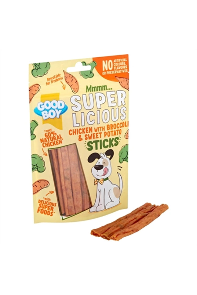 Good Boy Superlicious Sticks Chicken / Broccoli / Sweet Potatoe