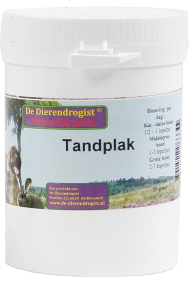 Dierendrogist Tandplak