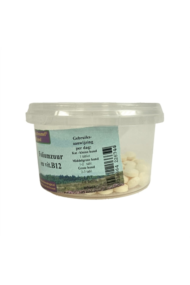 Dierendrogist Foliumzuur Vitamine B12