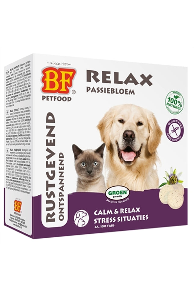 Bf Petfood Relax Hond / Kat Rustgevend / Kalmerend