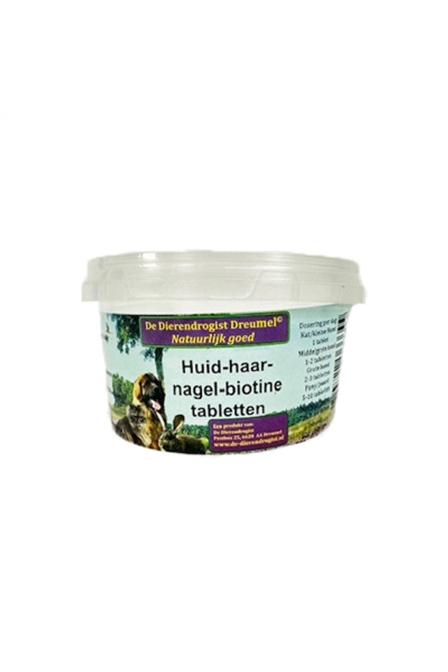 Dierendrogist Huid-Haar-Nagel-Biotine Tabletten