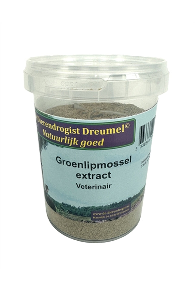 Dierendrogist Groenlipmossel Extract Veterinair