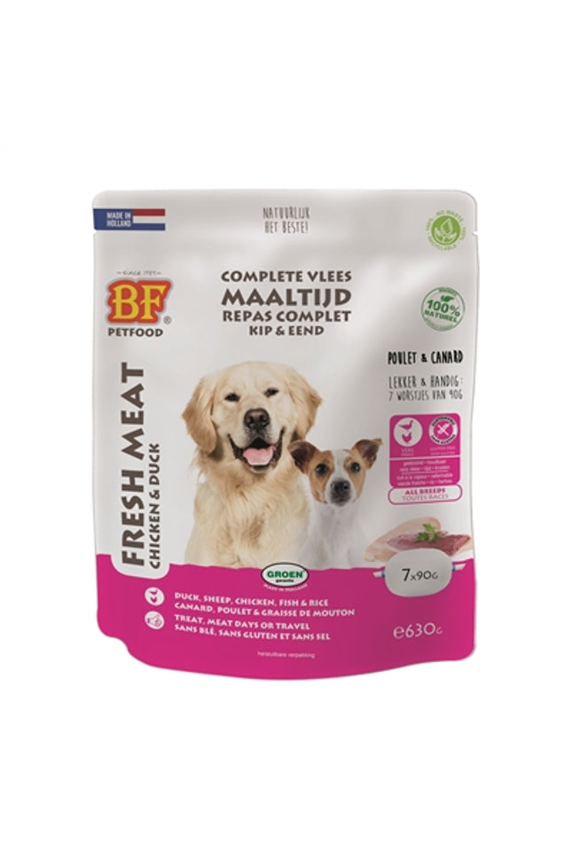 Bf Petfood Vleesvoeding Eend Worst