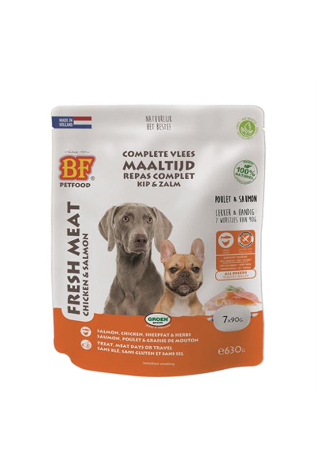 Bf Petfood Vleesvoeding Zalm Worst