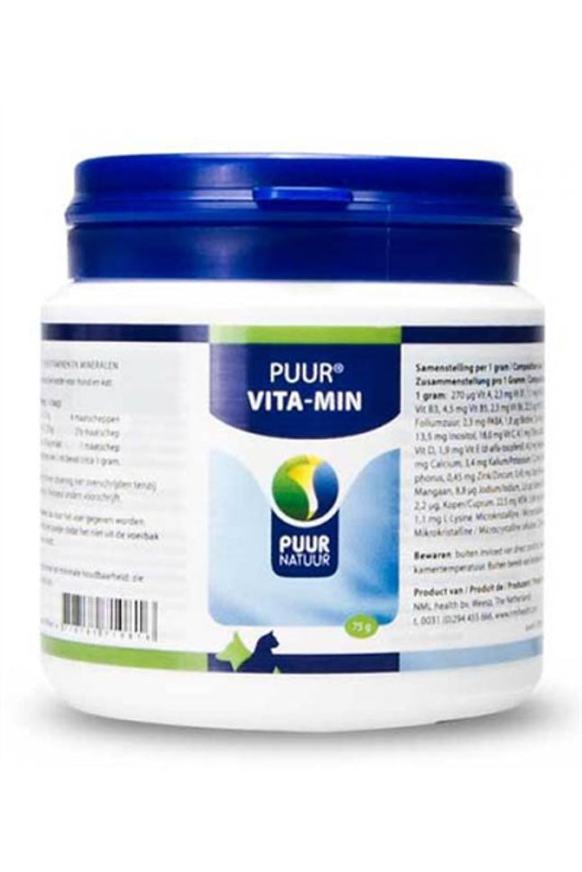 Puur Natuur Vita-Min (Vitaminen En Mineralen) Hond En Kat